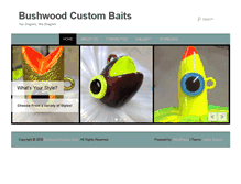 Tablet Screenshot of bushwoodcustombaits.com
